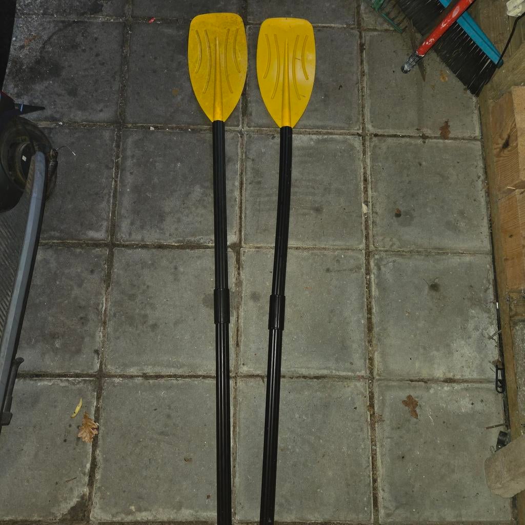 Twee peddels voor kano of kajak, Ophalen of Verzenden