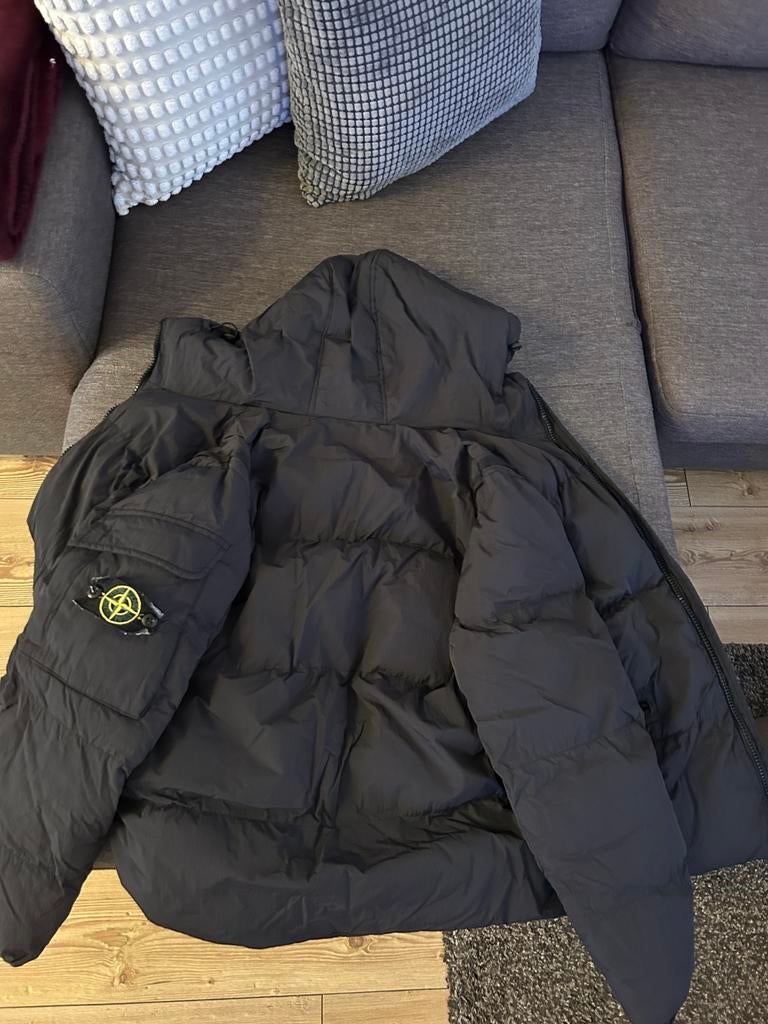 Stone Island winterjas, Kleding | Heren, Jassen | Winter, Ophalen, Zo goed als nieuw, Maat 48/50 (M), Zwart