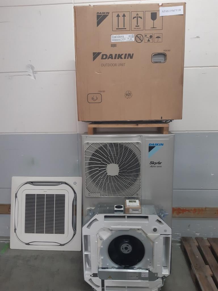 Daikin refurbished/zgan. 7,1/10/12.5 kw cassette., Witgoed en Apparatuur, Airco's, Zo goed als nieuw, Ophalen of Verzenden