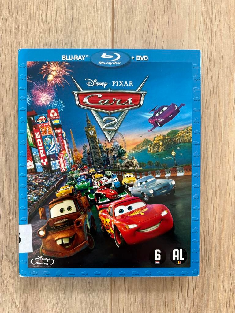 Cars 2 Blu-ray + DVD, Avontuur, Alle leeftijden, Boxset, Ophalen of Verzenden