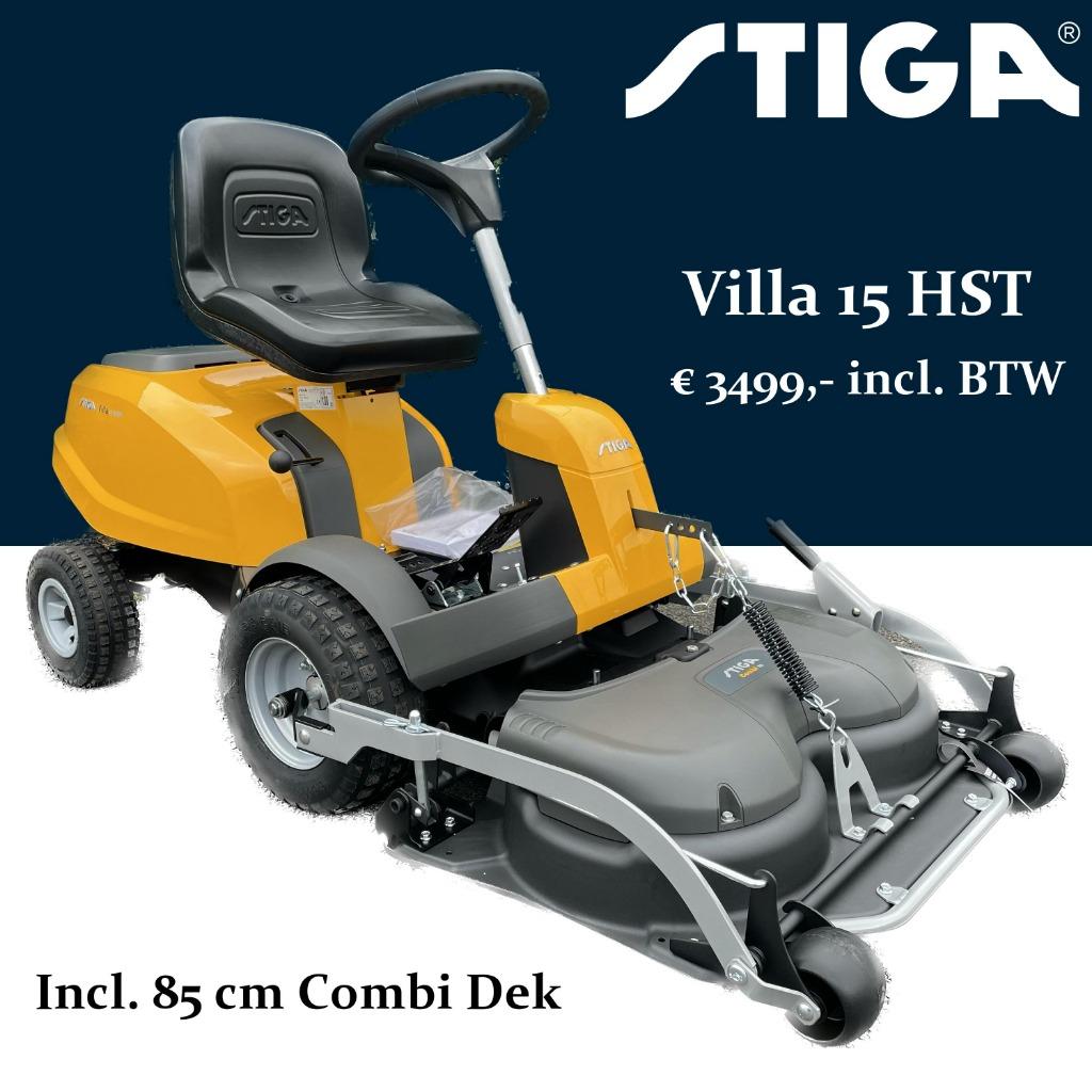 Stiga Villa 15 HST INCL Maaidek 85 cm 15 pk Model 2025