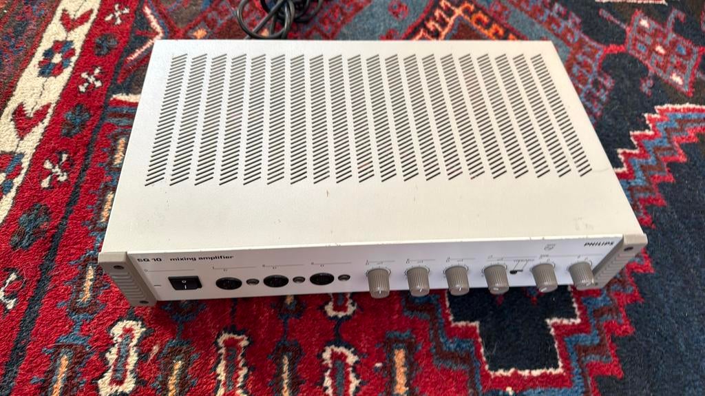 Philips SQ 10 mixing amplifier 60 w PA, Ophalen, Zo goed als nieuw, Minder dan 500 watt