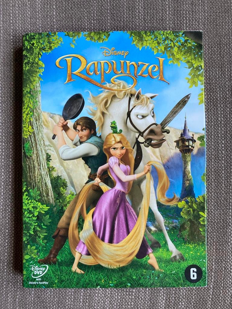 Rapunzel dvd met gouden rugnummer 57, Avontuur, Alle leeftijden, Ophalen of Verzenden, Zo goed als nieuw