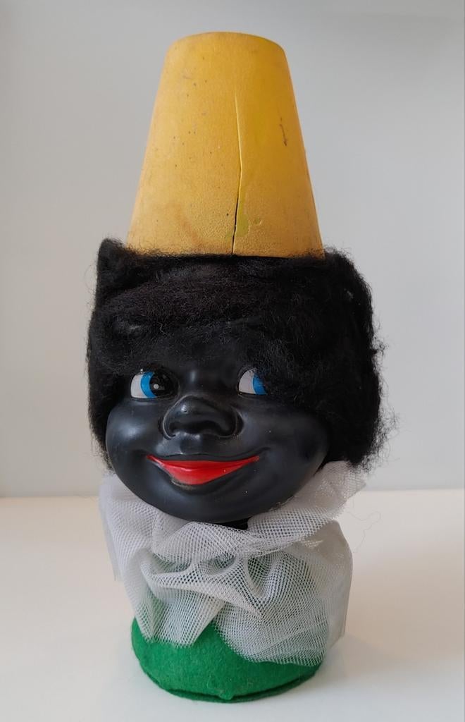 Oude Zwarte Piet Sinterklaas Sint Nicolaas winkeldecoratie, Verzenden
