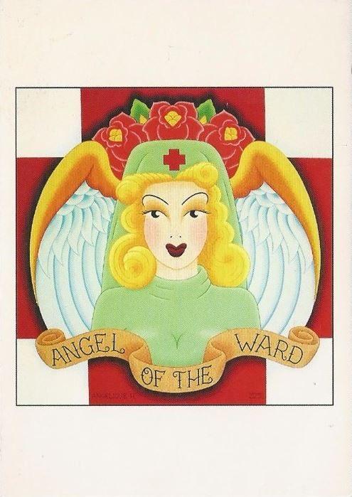 Engel Angel door Angelique Houtkamp, Ophalen of Verzenden, Voor 1920, Ongelopen, Overige thema's