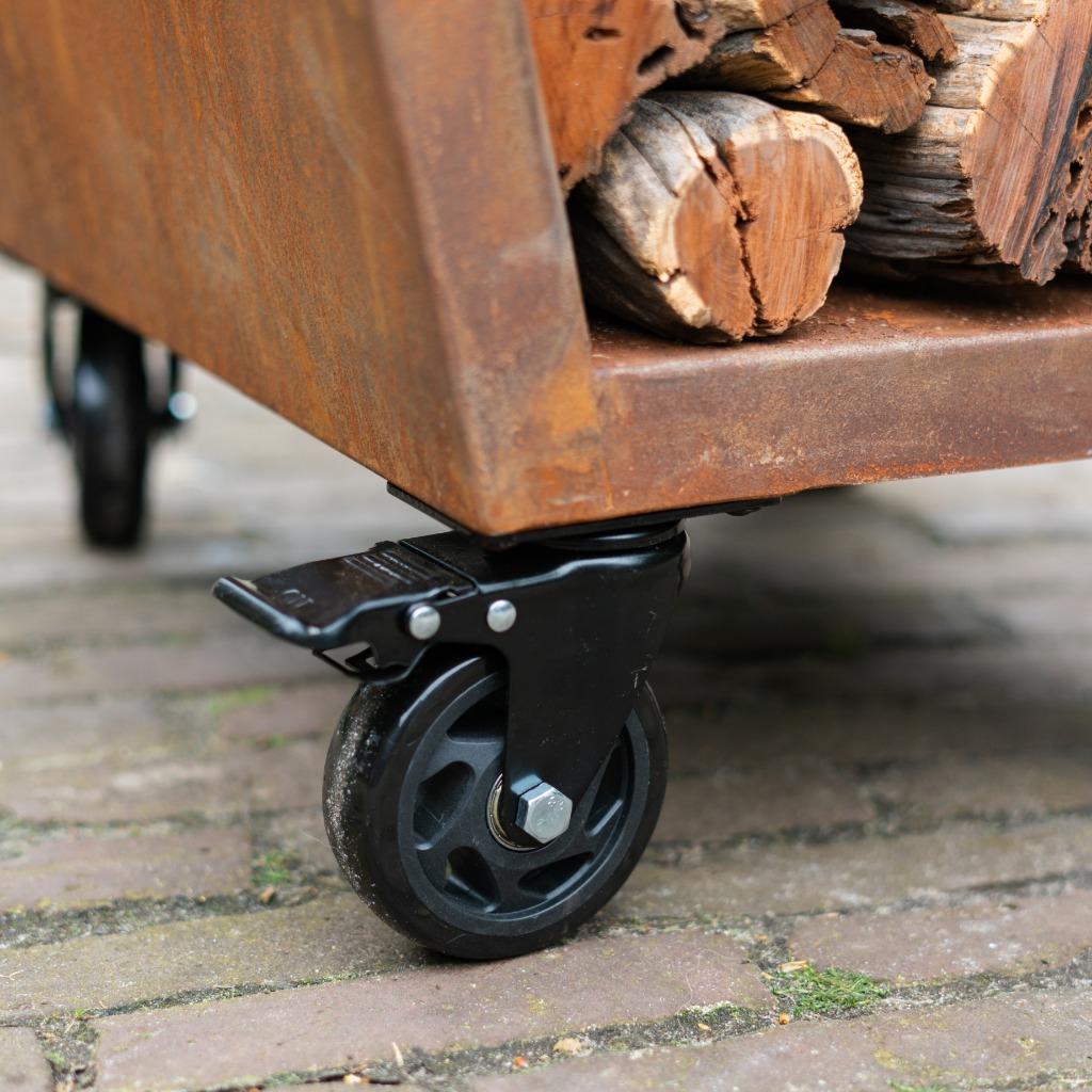 bbq plancha Companero XXL Cortenstaal met 80cm plaat 8mm NW, Ophalen of Verzenden, Gebruikt, RJRoyal Living, Met accessoires