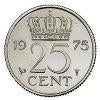 25 cent, Ophalen of Verzenden, Koningin Wilhelmina, 25 cent, Losse munt