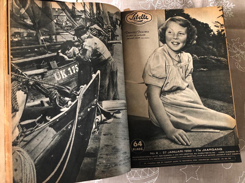 1e halfjaargang uit 1950 van het weekblad Libelle, Boeken, Tijdschriften en Kranten, Ophalen of Verzenden, Zo goed als nieuw, Damesbladen