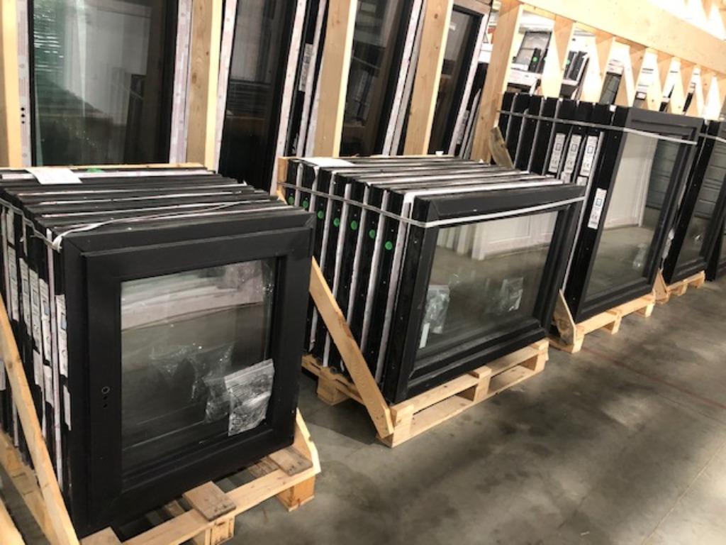 ramen, kozijnen, schuifpuien deuren, schuifraam zwart 9005, 75 tot 150 cm, Kunststof, Nieuw, Ophalen of Verzenden