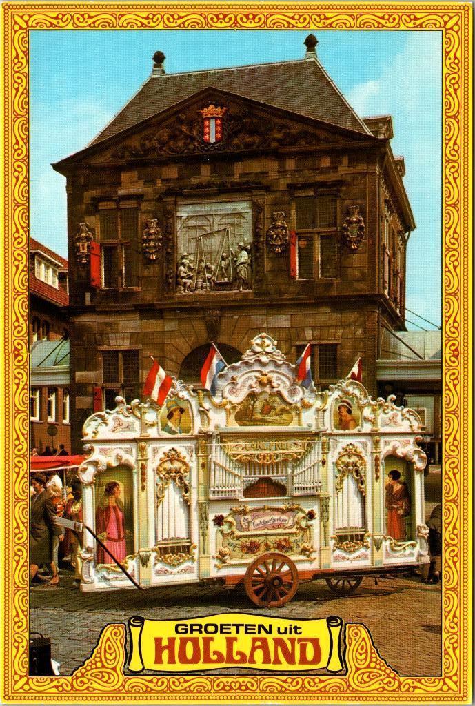 Gouda - Het draaiorgel De Lekkerkerker, Ophalen of Verzenden, 1960 tot 1980, Ongelopen, Zuid-Holland