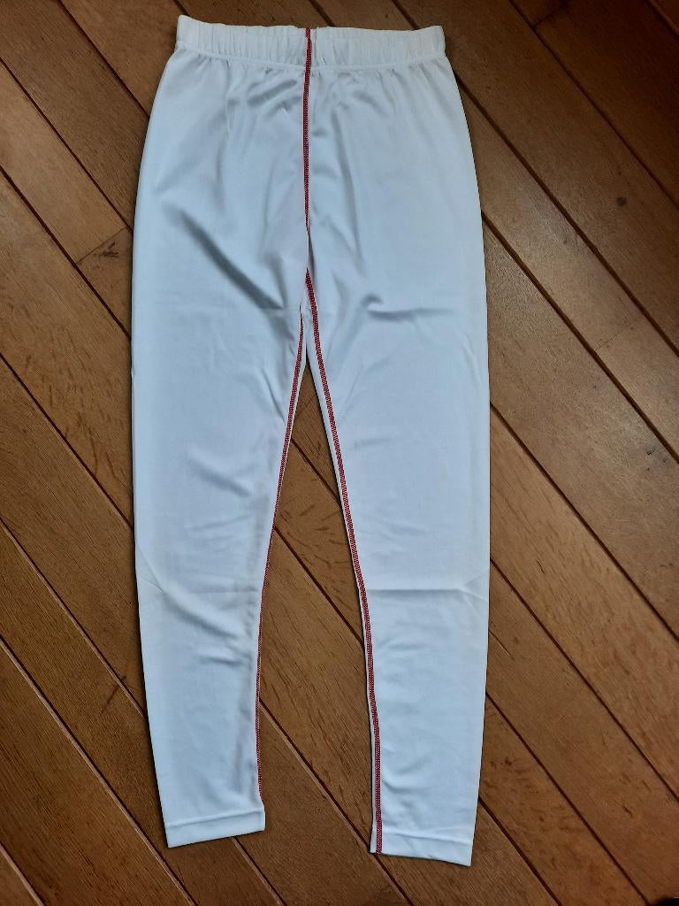 John Cabot legging wit rode stiksels maat M - nieuw -, Legging, Wit, Nieuw, Maat 40/42 (M)