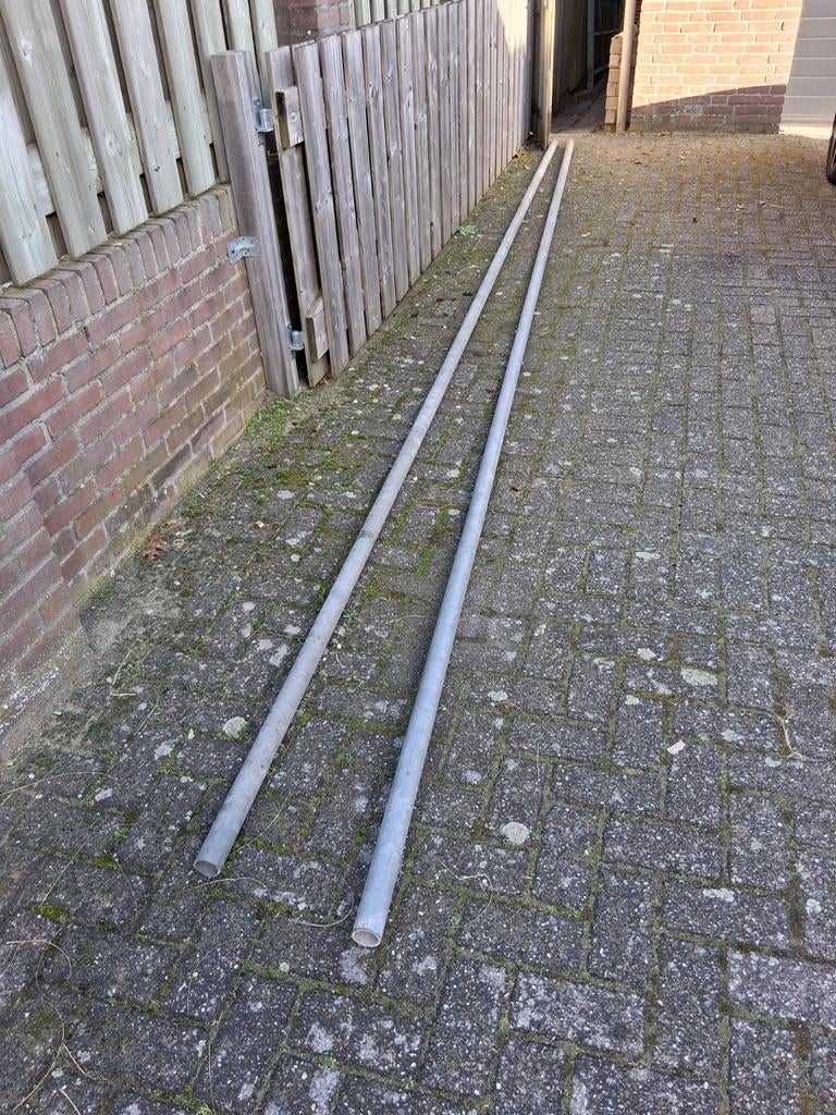 1 steigerpijp lengte 6 meter., Telecommunicatie, Antennes en Masten, Ophalen, Mast