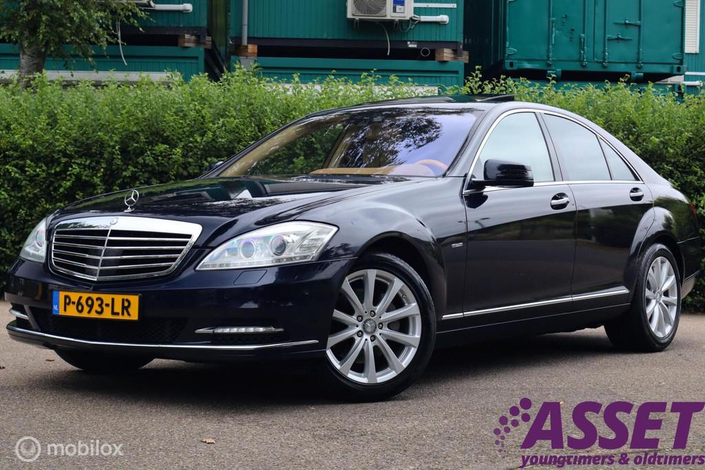 Youngtimer Mercedes S400 HYBRID V6 | schuifdak | Distronic+, Auto's, Mercedes-Benz, Euro 5, Achterwielaandrijving, Gebruikt, Beige