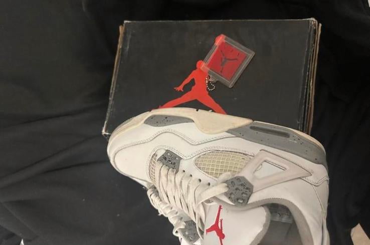 jordan 4 oreo, Wit, Overige typen, Ophalen of Verzenden, Zo goed als nieuw