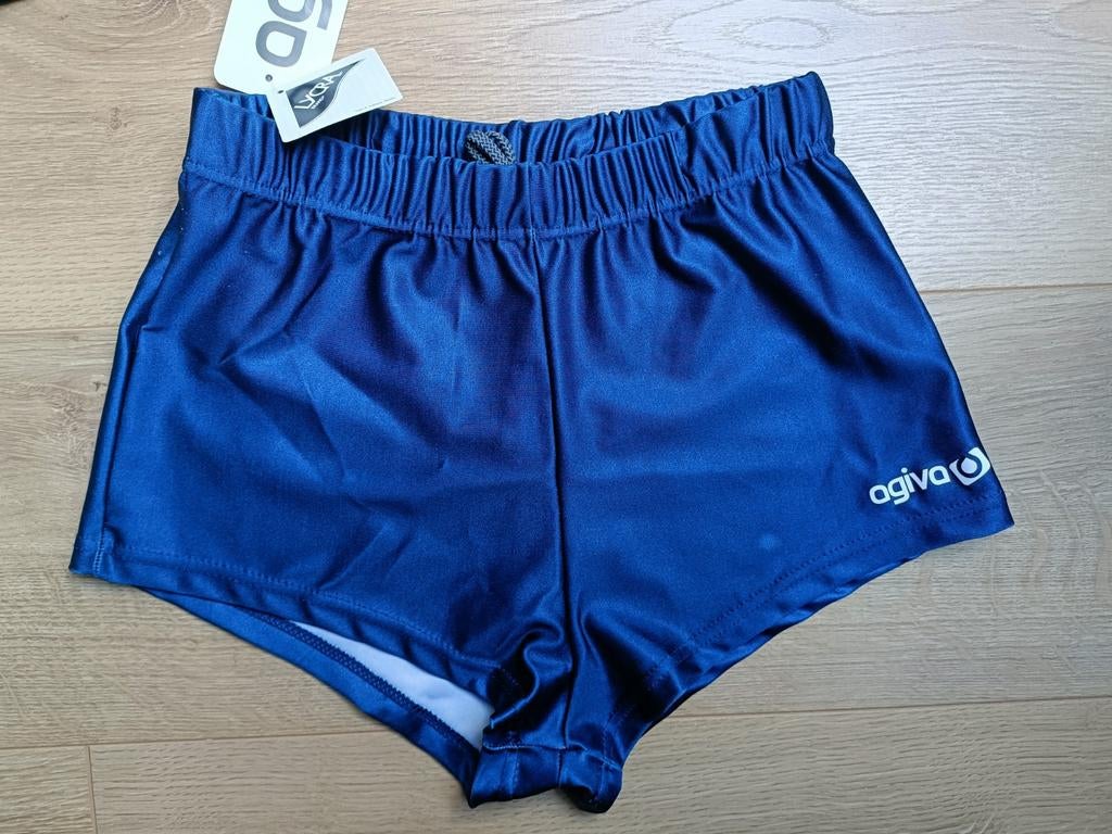 Agiva nieuw turnbroek blauw maat 70 (14 jaar; 158), Sport en Fitness, Turnen, Ophalen of Verzenden, Blauw