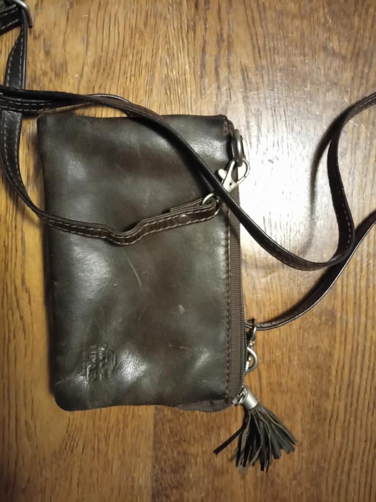 Bear Design Leren Schoudertasje 1999, Sieraden, Tassen en Uiterlijk, Tassen | Schoudertassen, Ophalen of Verzenden