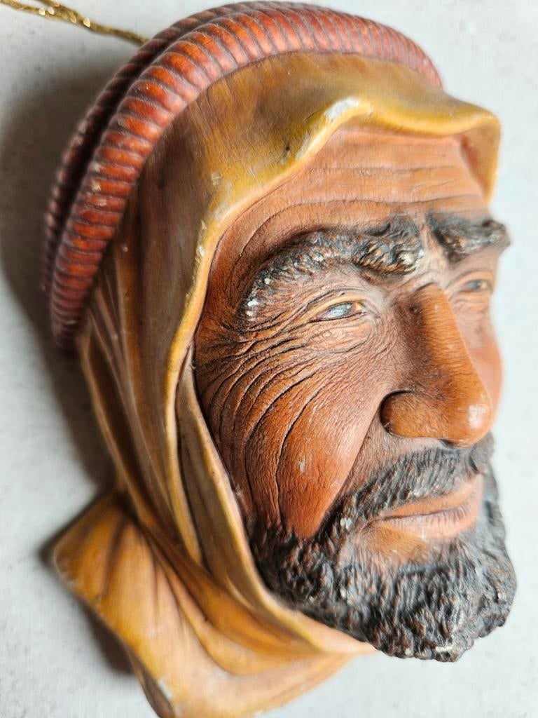 Masker van Bedoeïen uit Engeland, Antiek en Kunst, Ophalen of Verzenden