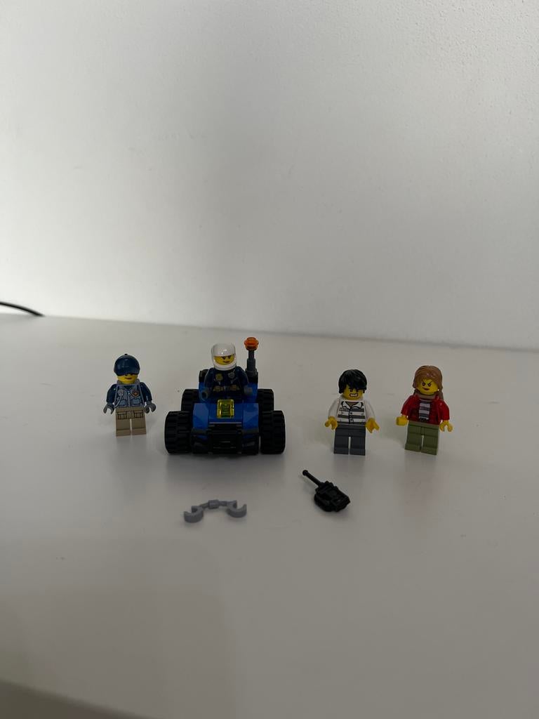 Lego city bergpolitie achtervolging, Ophalen of Verzenden, Gebruikt