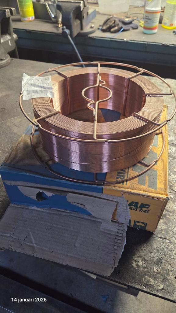 2 Rollen ISAF Lasdraad 1.0mm - 15kg per rol, Doe-het-zelf en Verbouw, Gereedschap | Lasapparaten, Ophalen of Verzenden, Nieuw