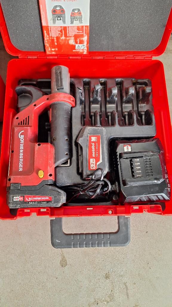 Rothenberger Compact TT Maxipro Accu perstang 8 AIRCO bekken, ., Ophalen of Verzenden, Zo goed als nieuw, .