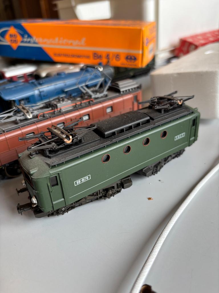 Rivarossi locomotief bb 8187 h0 9860 2 sncf, Ophalen of Verzenden, Gelijkstroom, Locomotief, Overige merken