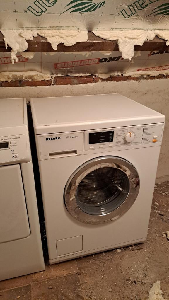 Miele W Classic Wasmachine, Ophalen, Gebruikt, Wolwasprogramma, Voorlader