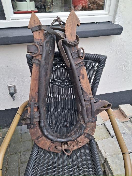 Antieke paardenhaam / halsjuk, Dieren en Toebehoren, Paarden en Pony's | Hoofdstellen en Tuigage, Ophalen, Gebruikt, Overige soorten