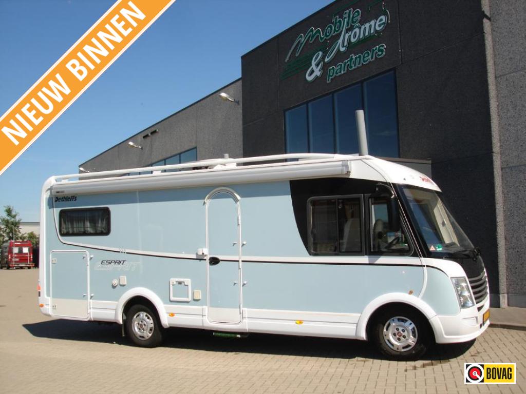 Dethleffs Esprit 6810 I Enkele bedden amp; hefbed, Ringverwarming, Fiat, Dethleffs, L-zit