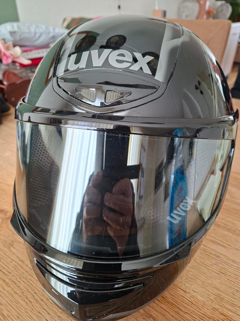 UVEX Boss Polavision motorhelm maat L, Ophalen of Verzenden, Tweedehands, Integraalhelm, Overige merken