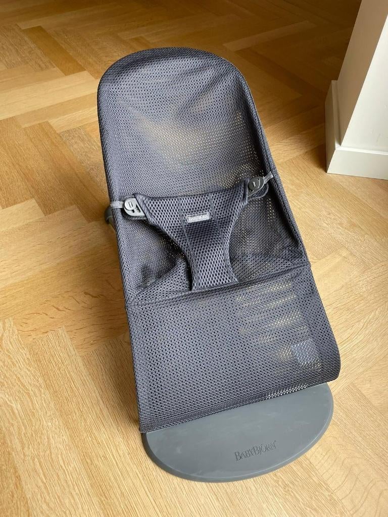 BabyBjörn Bliss Mesh Wipstoel Anthracite, Kinderen en Baby's, Gebruikt, Verstelbaar, Wipstoel, Ophalen