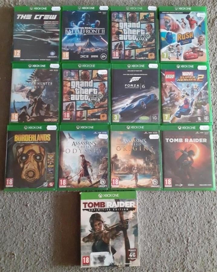 Xbox One Games 10 euro per stuk, Gebruikt, 1 speler, Racen en Vliegen, Ophalen of Verzenden