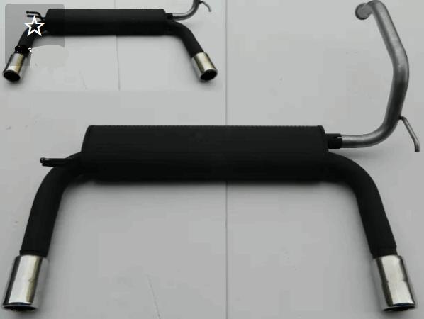 123 SPORTUITLAAT TOYOTA AYGO PEUGEOT 107 CITROEN C1, Auto-onderdelen, Uitlaatsystemen, -, Verzenden, -, Nieuw