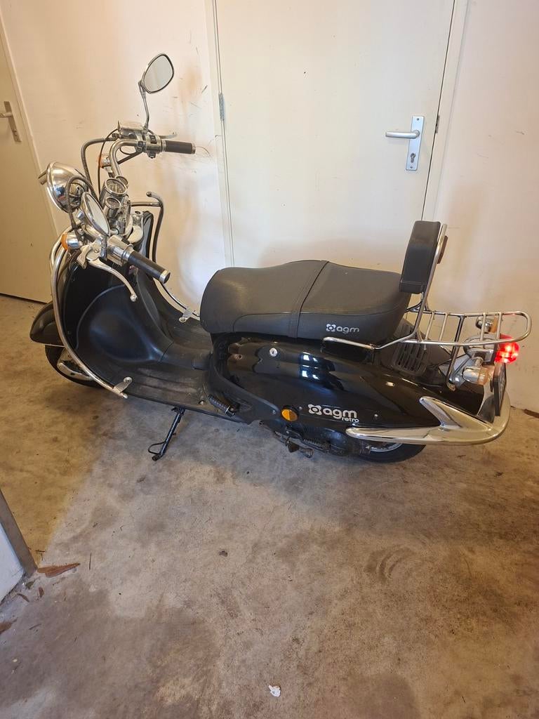 AGM Retro, Fietsen en Brommers, Scooters | Overige merken, Gebruikt, Benzine, Ophalen