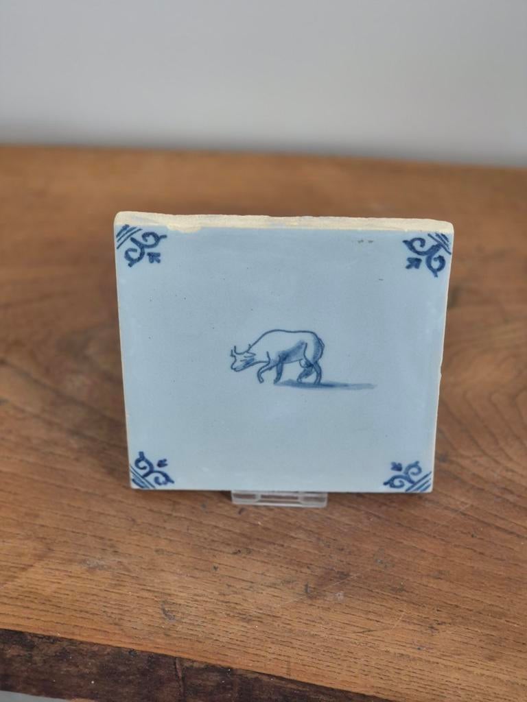 Antiek tegeltje Kon. Tichelaar, Ophalen of Verzenden