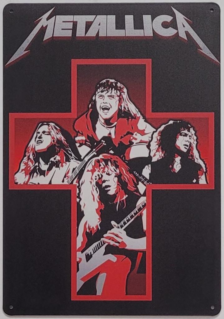 Metallica Master of Puppets reclamebord van metaal deco, Info@deconoord.nl, Deco Noord, Nieuw, Ophalen of Verzenden