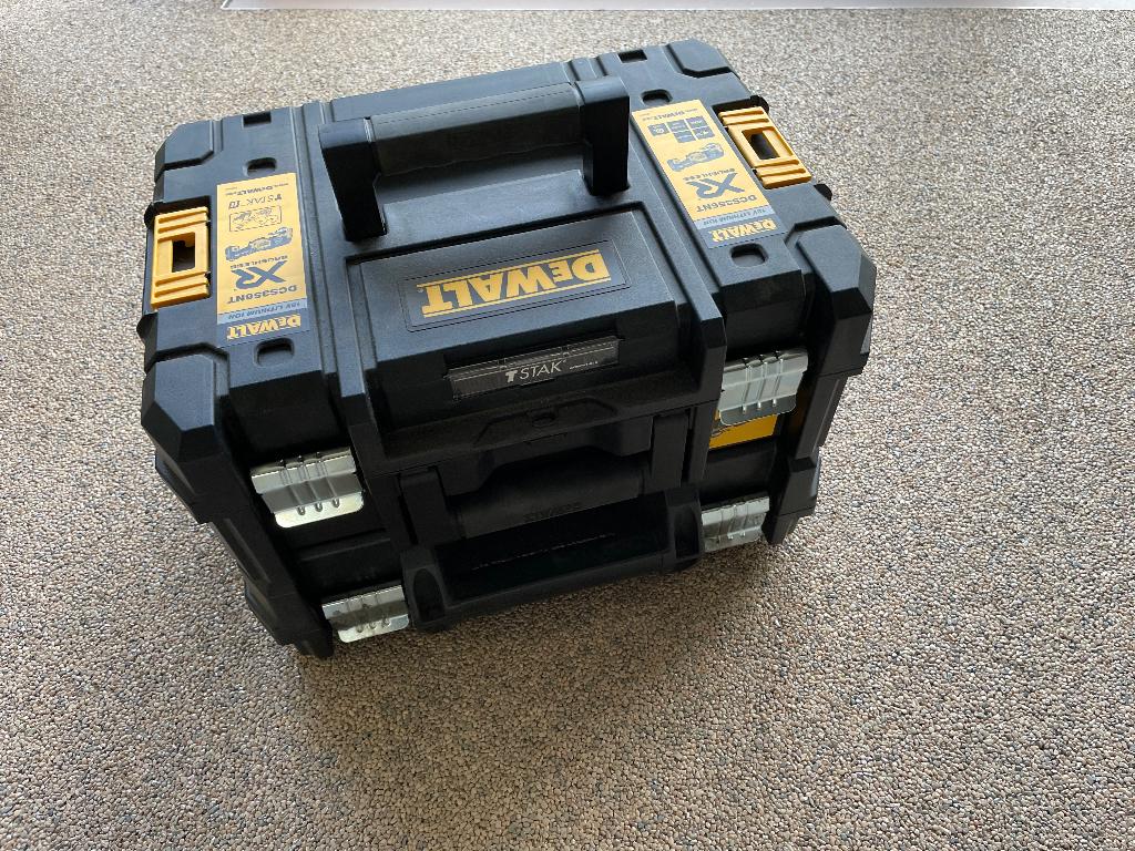 DeWalt T-STAK 2 Koffers (schroefboor & multitool), Ophalen of Verzenden, Zo goed als nieuw