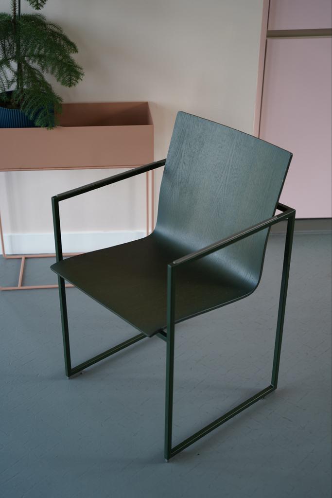 Arco Frame design stoelen - Groen, Huis en Inrichting, Ophalen, Twee, Overige kleuren, Zo goed als nieuw