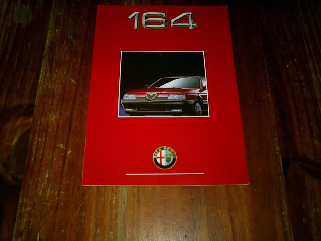 Alfa 164 1990 30 pag., Boeken, Auto's | Folders en Tijdschriften, Verzenden, Zo goed als nieuw, Alfa Romeo