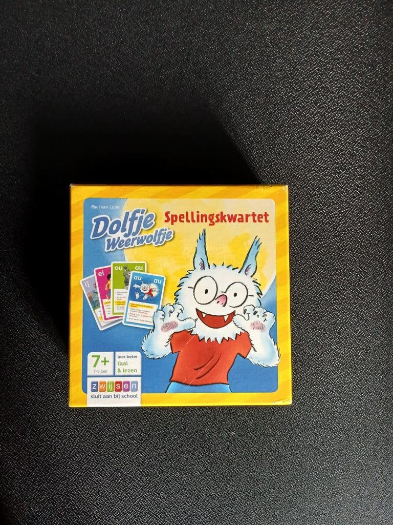 Dolfje Weerwolfje spellingkwartet, Verzamelen, Ophalen of Verzenden, Zo goed als nieuw, Speelkaart(en)