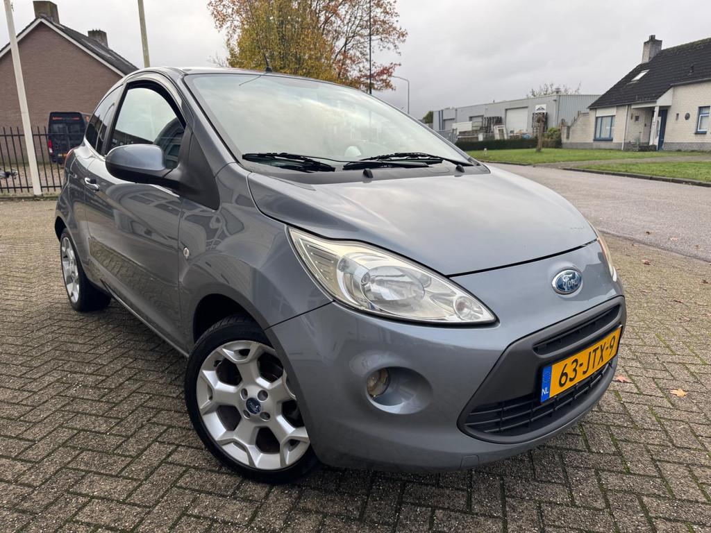 Ford Ka 1.2 Titanium [bj 2009] Airco|1e Eig|New APK, Auto's, Voorwielaandrijving, Gebruikt, 1242 cc, 4 cilinders