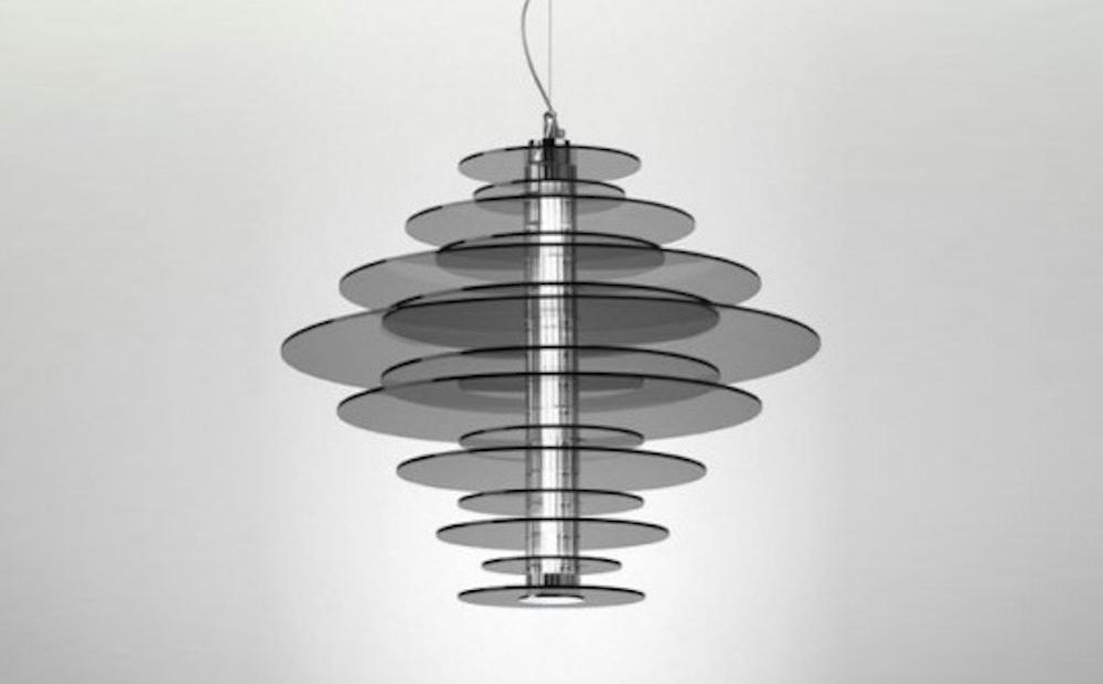 Leucos Rondelle Hanglamp - NIEUW IN DOOS, Huis en Inrichting, Ophalen, 50 tot 75 cm, Nieuw, Glas