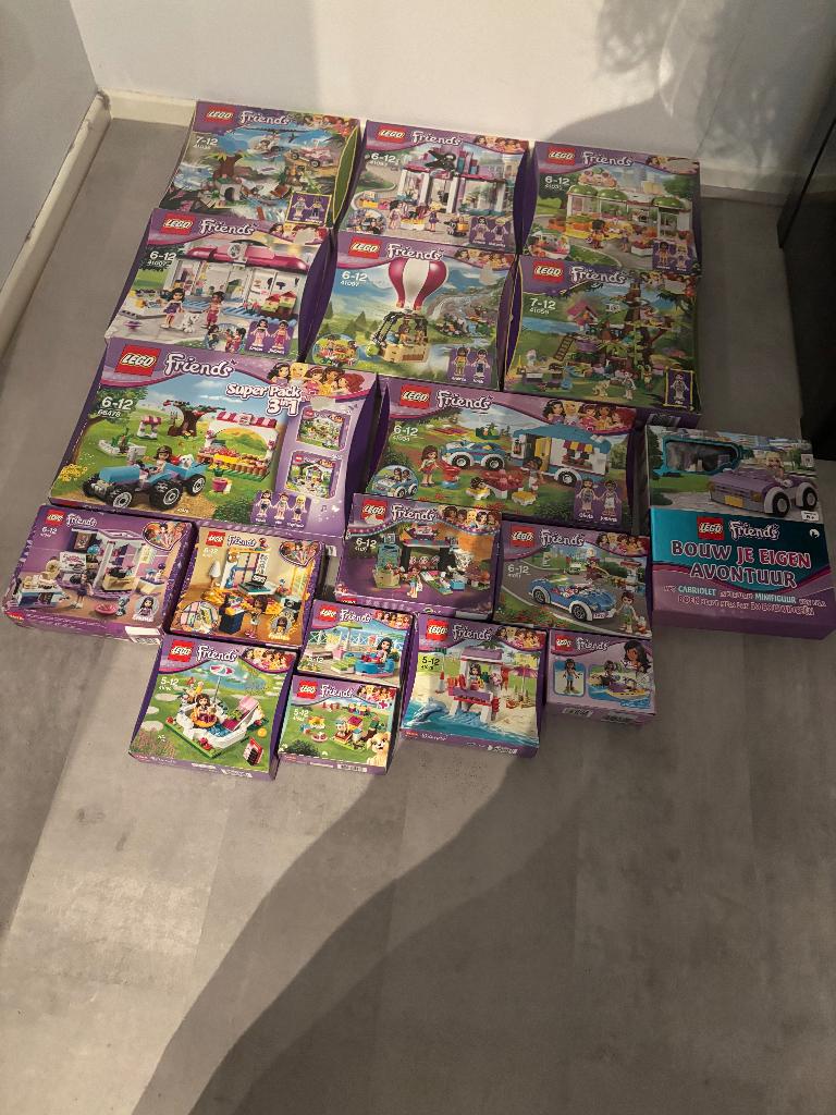 18 sets lego friends, Ophalen of Verzenden, Zo goed als nieuw, Complete set, Lego