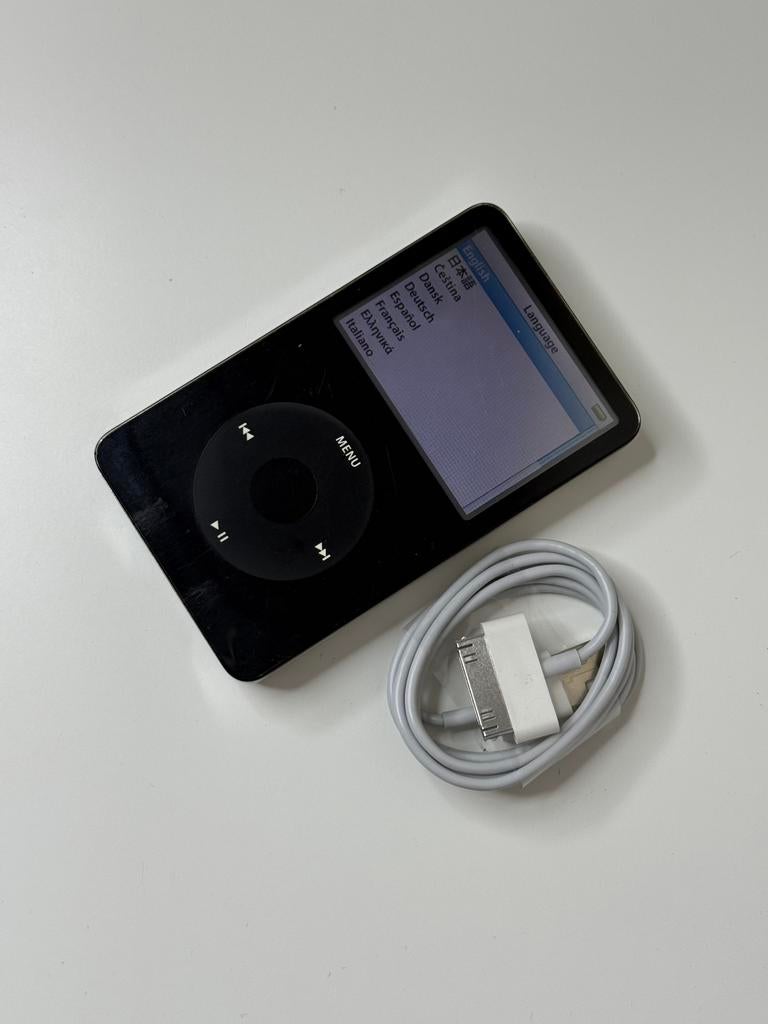 Apple iPod Classic 5 Zwart 60GB, Audio, Tv en Foto, Mp3-spelers | Apple iPod, Gebruikt, Classic, 40 GB en meer, Zwart, Ophalen of Verzenden