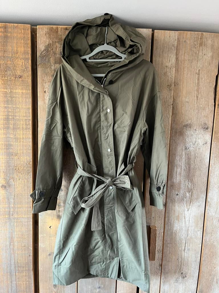 Waterafstotende parka maat S, Ophalen of Verzenden, Zo goed als nieuw, Maat 38/40 (M), Groen