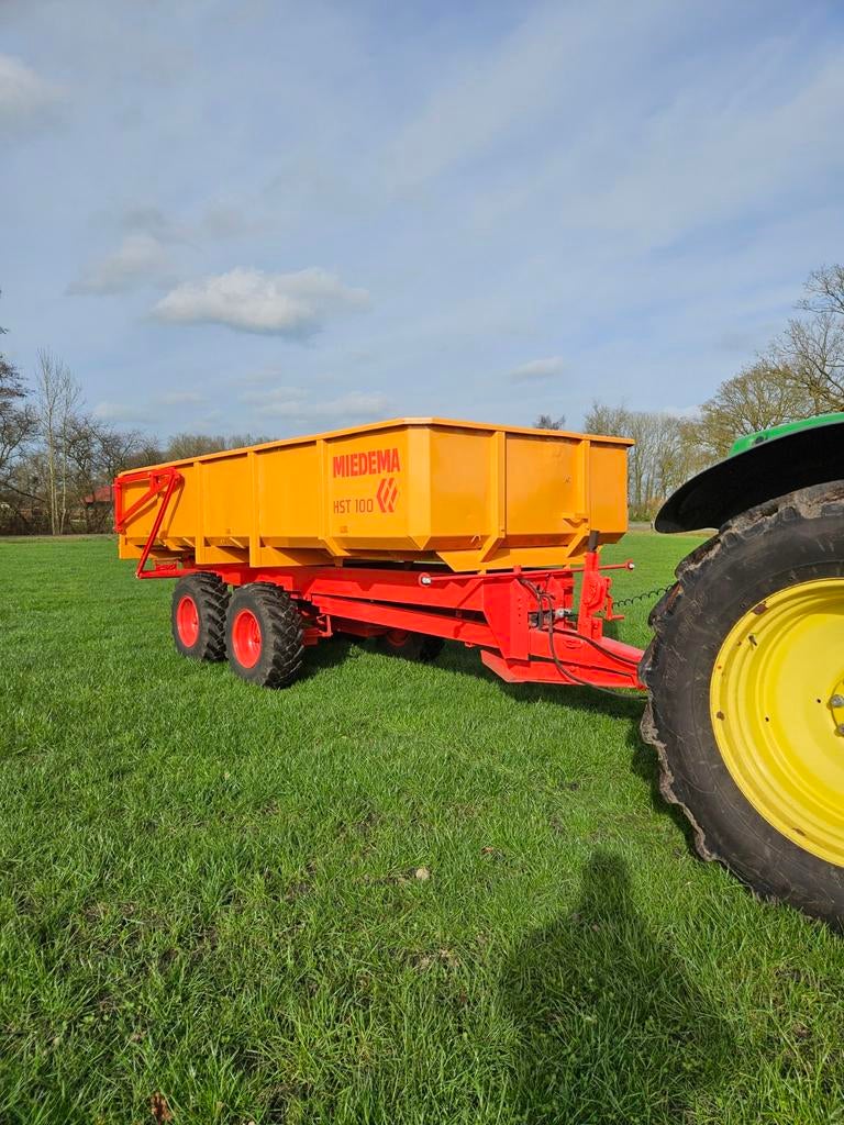 Miedema kieper, Ophalen, Transport