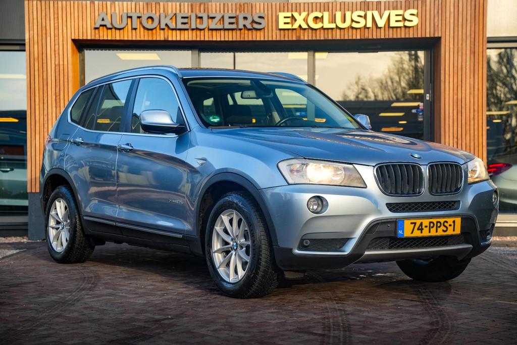 BMW X3 xDrive20d Executive Trekhaak Panoramadak Parkeersenso, Automaat, Euro 5, Zwart, Blauw