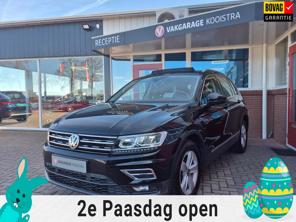 Volkswagen Tiguan 1.4 TSI ACT Highline|Pano|Head-Up|Navi|Tre, 12 maanden, Zwart, 4 cilinders, Zwart