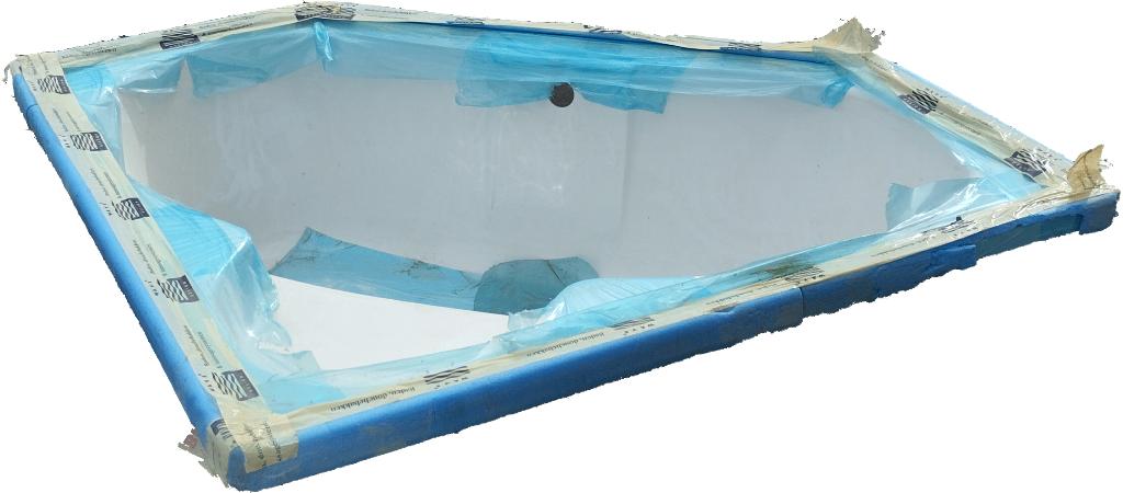 Ligbad 5 hoek 140 x140 cm, Ophalen, Nieuw, Bad