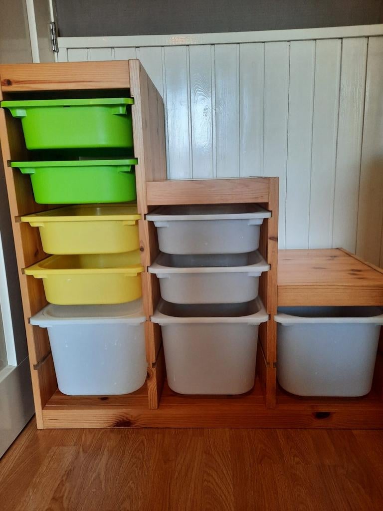 Ikea Trofast Ladekast met bakken., Ophalen, Gebruikt, 75 tot 100 cm, Minder dan 50 cm