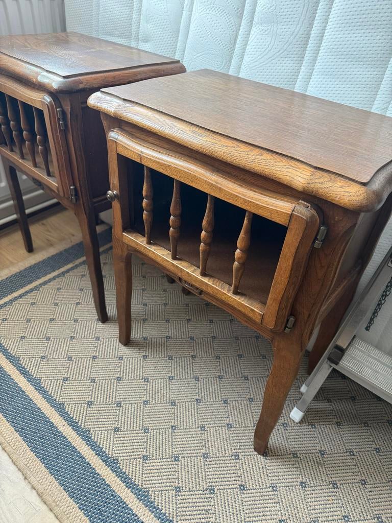 2 eiken bedmeubels, Ophalen of Verzenden